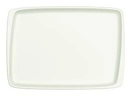 Bonna Moove White Plate 36x25cm - Porcelain Dinnerware - Bonna