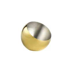 مجموعة أطباق APS Sphere ذهبية من 3 قطع - 8 سم أدوات تقديم الطعام