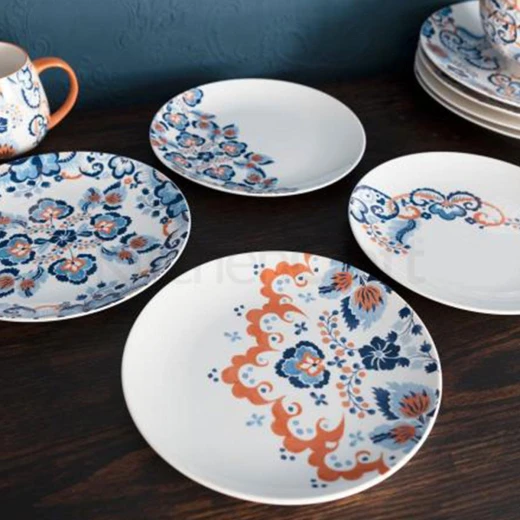 طقم عشاء KitchenCraft Rococo Silk - 12 قطعة لـ 4 أشخاص - كيتشن كرافت - Image 2