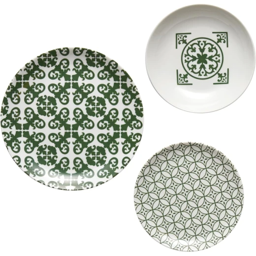 طقم عشاء Guzzini Le Maioliche 18 قطعة - أخضر زمردي طقم عشاء Guzzini Le Maioliche 18 قطعة - أخضر زمردي