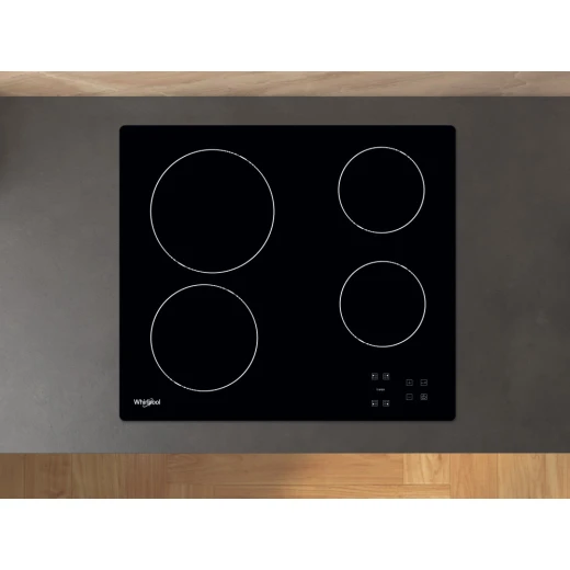 Whirlpool AKT 8090/NE Black Glass Electric Hob: Elevate Your Kitchen with This Stylish 4-Zone Cooktop. Featuring Easy Cleaning and a Sleek Design, Perfect for Modern Homes. - Whirlpool - Image 4