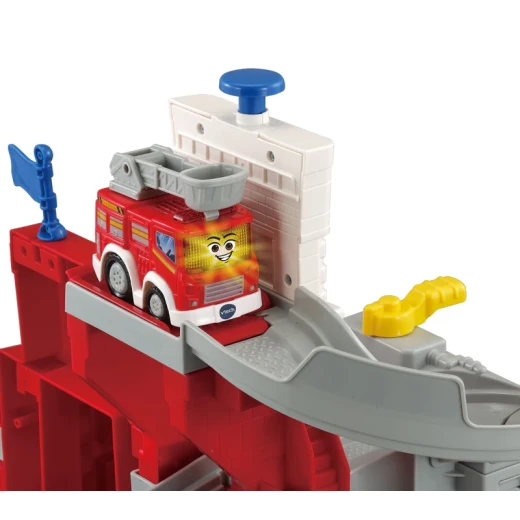 VTech Toot-Toot Drivers Fire Station Playset with Sounds & Lights - VTech - Image 4