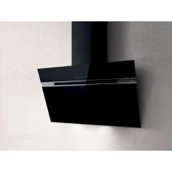 شفاط مطبخ مثبت على الحائط أسود Elica STRIPE LUX BL/A/90/Lx 90 سم