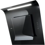 Elica Sinfonia 80cm Black Glass Chimney Hood with Long Life Filter - Elica