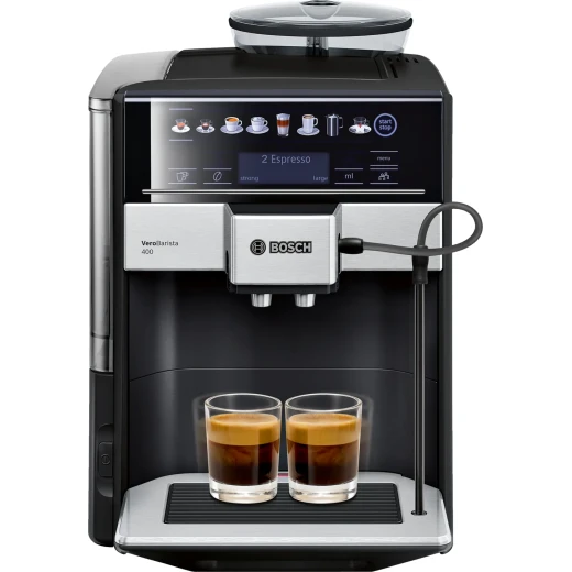 آلة قهوة اسبريسو أوتوماتيكية بالكامل من بوش أسود 1500 واط TIS65429RW