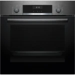 Bosch Serie 6 Built-In Electric Oven 60cm Black Stainless Steel - BOSCH