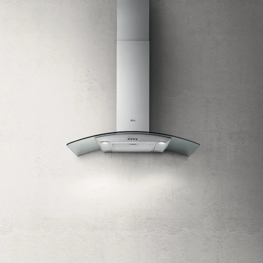 Elica Circus 90cm Wall Hood Stainless Steel & Glass 550m3/h - Elica - Image 2