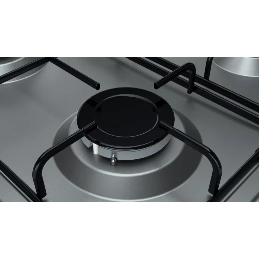 Bosch Serie2 60cm Stainless Steel Built-In Gas Hob - Efficient Cooking - BOSCH - Image 3