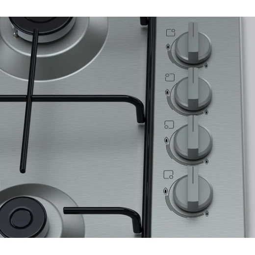 Bosch Serie2 60cm Stainless Steel Built-In Gas Hob - Efficient Cooking - BOSCH - Image 7