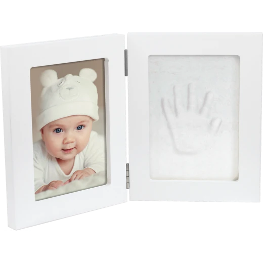 Dooky Baby Handprint Frame & Memory Box Set – Clay Kit, Photo 26x17cm, Memory Box 16.5x24x5.2cm – Safe DIY Keepsake Gift - Dooky - Image 7