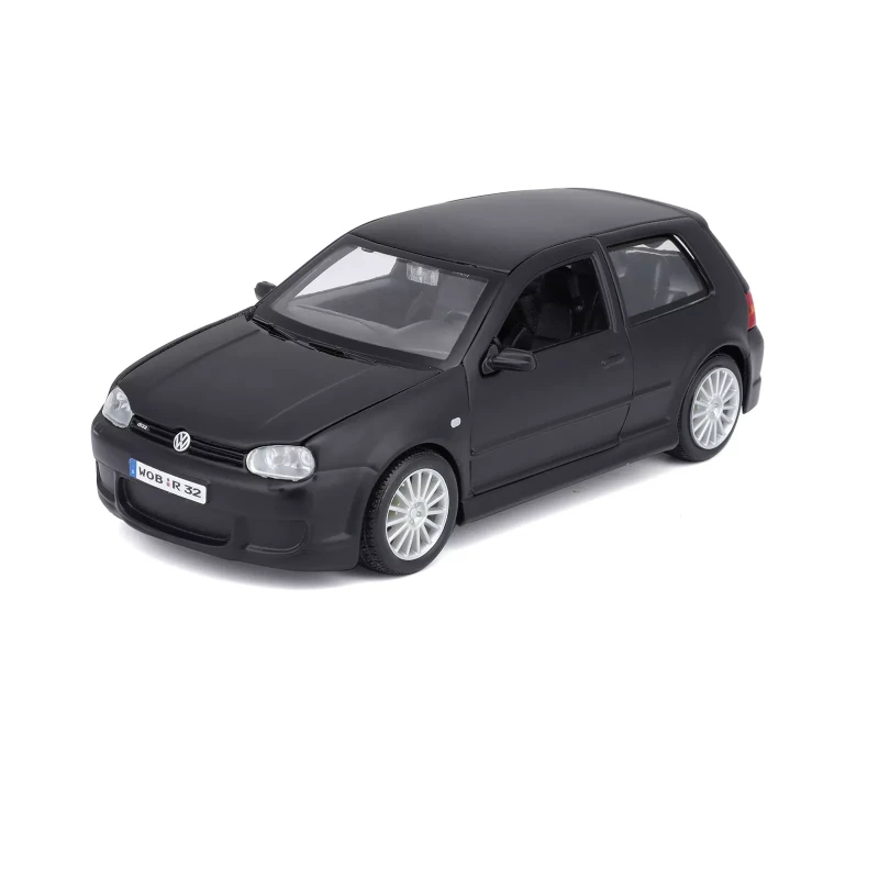 Maisto VW Golf R32 1:24 Scale Model Car - Matte Black - Maisto