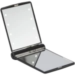 Browgame Cosmetics LED Pocket Mirror Crystal Clear for Makeup and Tweezing Portable Beauty Tool - Browgame cosmetics