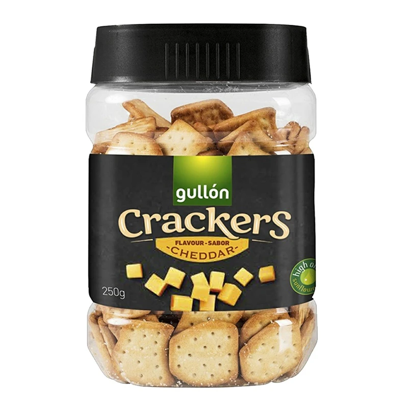 Gullon Cheddar Crackers 250g: Delicious, Flavorful Snacks for All Ages - Gullon
