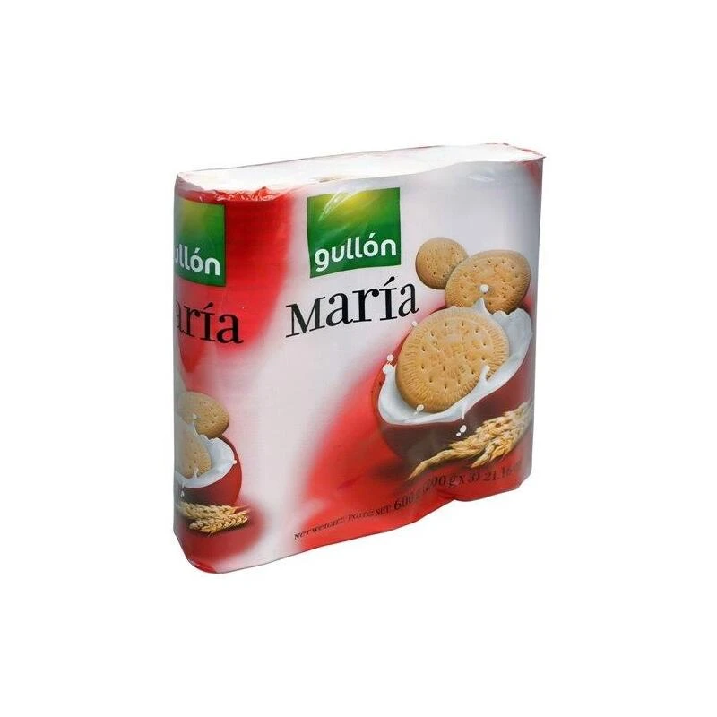 Gullon Maria Leche Biscuits 4-Pack 200g - Delicious & Crunchy - Gullon