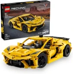 LEGO Technic Chevrolet Corvette Stingray Toy Car - Building Toy Set for Kids, Boys and Girls, Ages 9+ - Model Car Kit for Display - Gift Idea for Birthday - 42205 - LEGO
