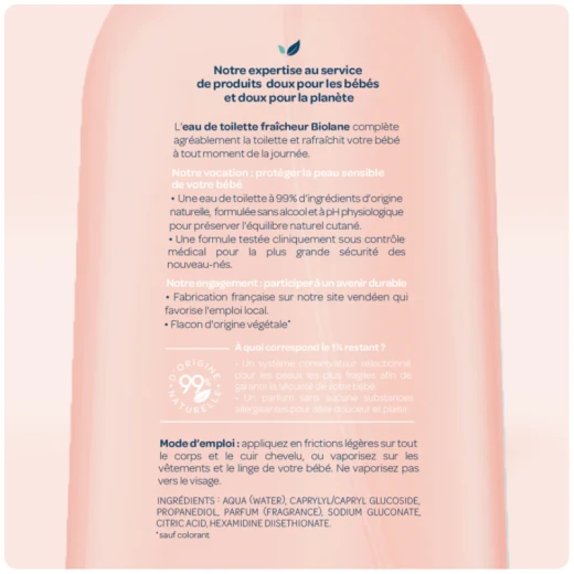 Biolane Skin Freshening Fragrance 200ml - Baby's Gentle Refreshing Scent - Biolane - Image 4