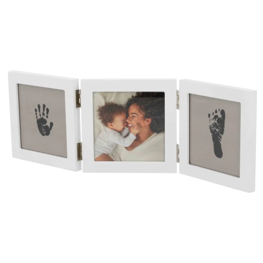 طقم إطار Dooky Happy Hands الثلاثي: التقط بصمات وذكريات الطفل - دوكي - Image 2