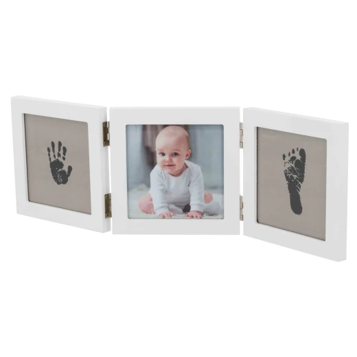 طقم إطار Dooky Happy Hands الثلاثي: التقط بصمات وذكريات الطفل طقم إطار Dooky Happy Hands الثلاثي: التقط بصمات وذكريات الطفل