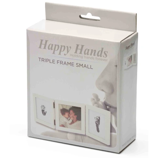 طقم إطار Dooky Happy Hands الثلاثي: التقط بصمات وذكريات الطفل - دوكي - Image 3