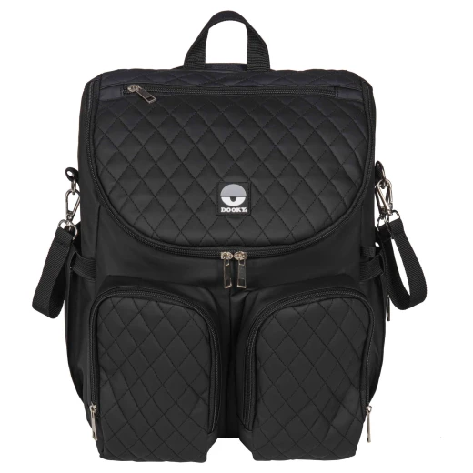Dooky 2-in-1 Black Diaper Backpack: Stylish, Practical, & Organized Dooky 2-in-1 Black Diaper Backpack: Stylish, Practical, & Organized