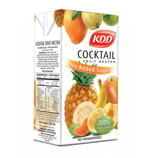 KDD Kids Cocktail Fruit Nectar 125ml - No Added Sugar, Delicious & Healthy, Perfect for Children's Refreshment KDD Kids Cocktail Fruit Nectar 125ml - No Added Sugar, Delicious & Healthy, Perfect for Children's Refreshment