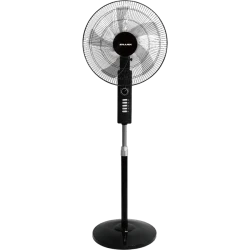 Shark SF-50 18-Inch Black Stand Fan – 4-Speed Adjustable, Portable and Energy-Efficient Quiet Operation Modern Design for Bedrooms Living Rooms Offices Ensuring Comfortable Airflow