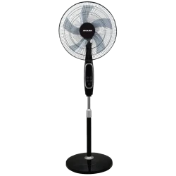 مروحة سقف Sharek SF-55R سوداء مقاس 18 بوصة مع جهاز تحكم عن بعد - 4 سرعات قابلة للتعديل هادئة وموفرة للطاقة تصميم عصري مثالية لغرف النوم وغرف المعيشة والمكاتب  وتوفر تهوية مريحة