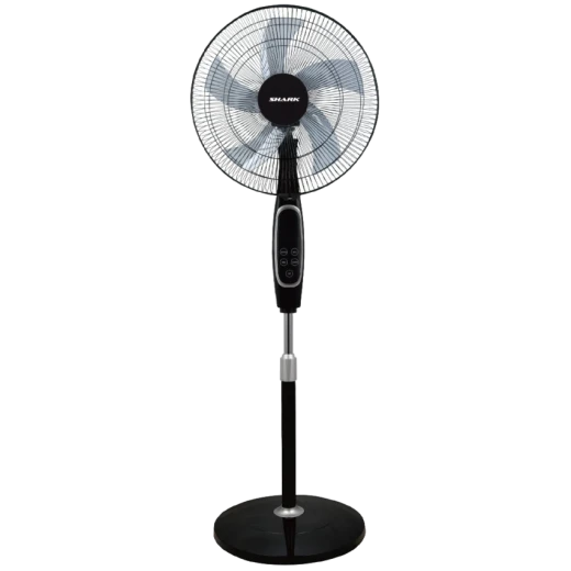 Sharek SF-55R 18-Inch Black Ceiling Fan with Remote Control – 4 Adjustable Speeds Quiet & Energy-Efficient Modern Design  Ideal for Bedrooms Living Rooms Officesand Comfortable Air Circulation
