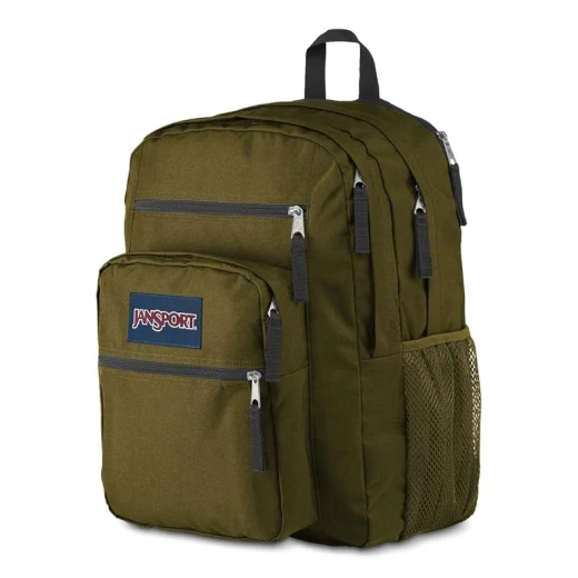 Jansport Big Student Russet Backpack, Army Green Color 34 Liters - JanSport - Image 6