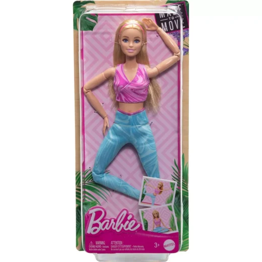 دمية باربي ماتيل المتحركة بلوند مع بلوزة رياضية وبنطلون للعب النشط حصريًا من Target دمية باربي ماتيل المتحركة بلوند مع بلوزة رياضية وبنطلون للعب النشط حصريًا من Target