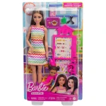 Barbie Teacher Playset with Brunette Doll & Toddler Classroom Accessories Imaginative Role Play Gift - Barbie