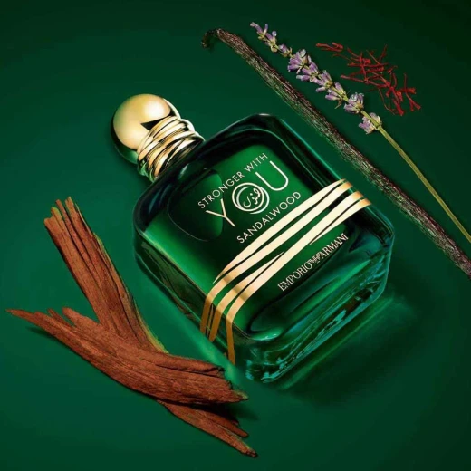 Giorgio Armani Stronger With You Sandalwood Eau de Parfum for Men 100ml Woody Fragrance Long Lasting Scent - Giorgio Armani - Image 3