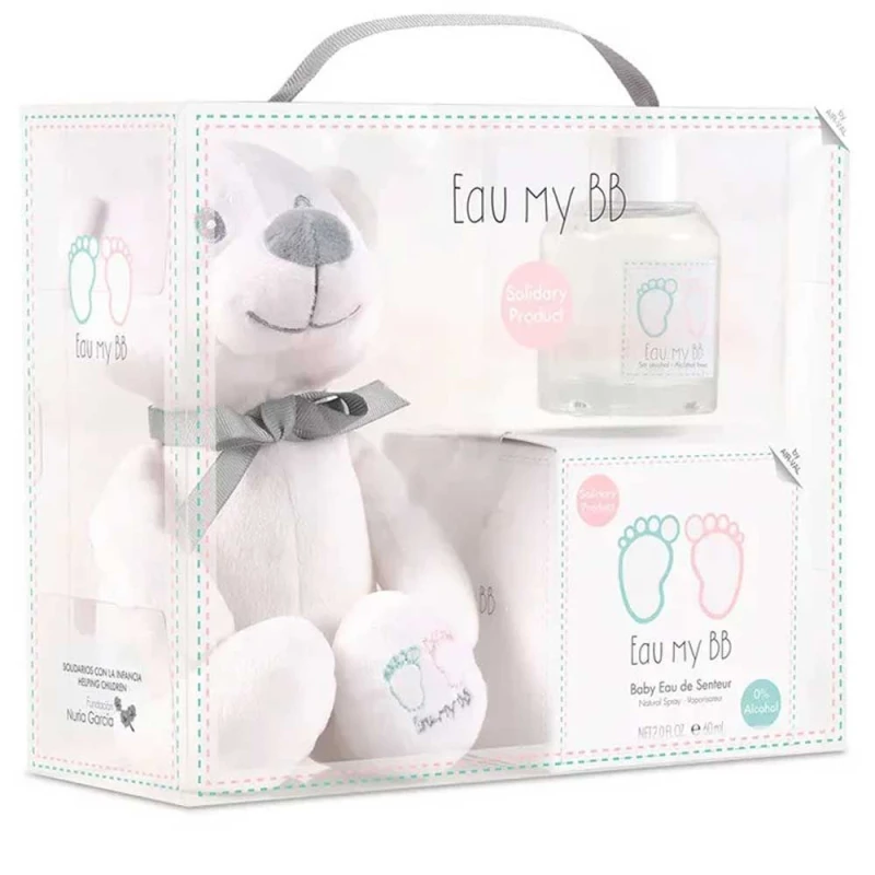Air-Val Eau My BB Baby Fragrance Gift Set 60ml with Teddy Bear - AIR-VAL