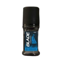 BLADE Deodorant Roll-On, Marine, 50 ml, 48H Odor Protection, Aluminum-Free, Stain-Free, Skin-Friendly Deodorant