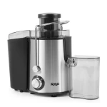 RAF R.2817S Juicer 320W - Stainless Steel, Low Noise, High Speed - RAF