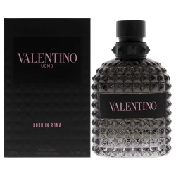فالنتينو أومو بورن إن روما بخاخ ماء تواليت 3.4 أونصة عطر رجالي خشبي حار