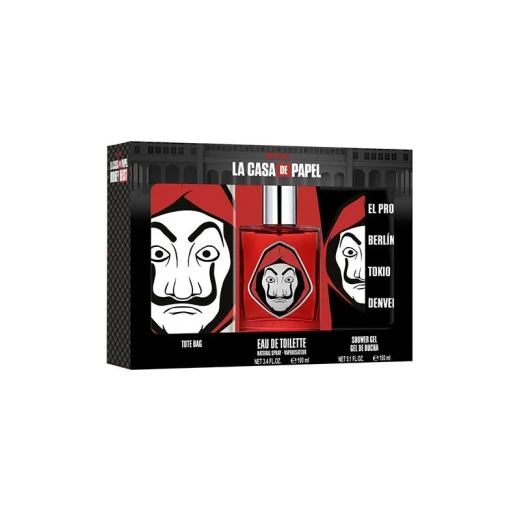 Air-Val La Casa De Papel Kids EDT Gift Set 100ml + Shower Gel Air-Val La Casa De Papel Kids EDT Gift Set 100ml + Shower Gel