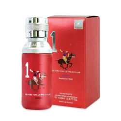 Beverly Hills Polo Club Sport No 1 Eau de Toilette for Men 100ml Woody Floral Musk Fragrance