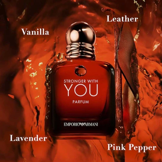 Emporio Armani Stronger With You Parfum 50ml Men's Warm Spicy Fragrance Gift Set - Emporio Armani - Image 3
