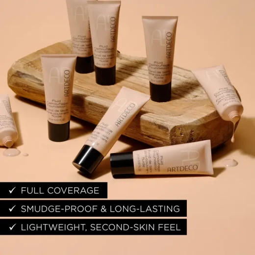 ArtDeco Fluid Camouflage Foundation 05 Neutral Light Skin High Coverage Matte Finish 20g Flawless Complexion Makeup - ArtDeco - Image 3