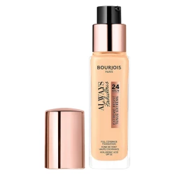 Bourjois Always Fab Liquid Foundation Light Ivory 120 Oil Free Long Lasting Buildable Coverage Makeup