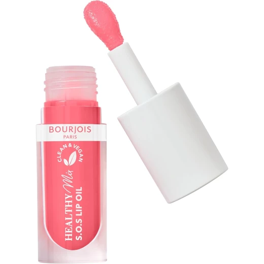 Bourjois Healthy Mix Clean SOS Lip Oil 02 Melon Amour Hydrating Lip Gloss for Soft Supple Lips 4.5ml Bourjois Healthy Mix Clean SOS Lip Oil 02 Melon Amour Hydrating Lip Gloss for Soft Supple Lips 4.5ml