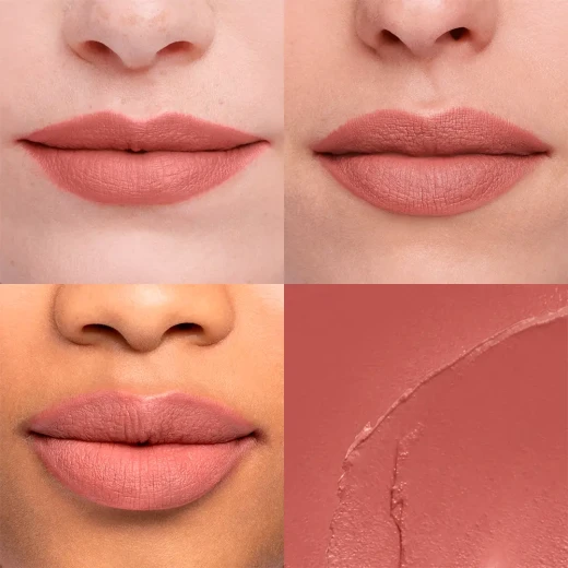 Bourjois Rouge Velvet Lipstick 47 Rose Brule Long Lasting Hydrating Lip Color for Women 2.4g - Bourjois - Image 4