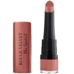 Bourjois Rouge Velvet Lipstick 51 Chocoquette Matte Long Lasting Lip Color 2.4g for Women - Bourjois