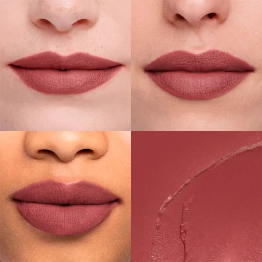 Bourjois Rouge Velvet Lipstick 52 Spicy Fig Matte Finish Long Lasting Moisturizing Lip Color 2.4g - Bourjois - Image 4