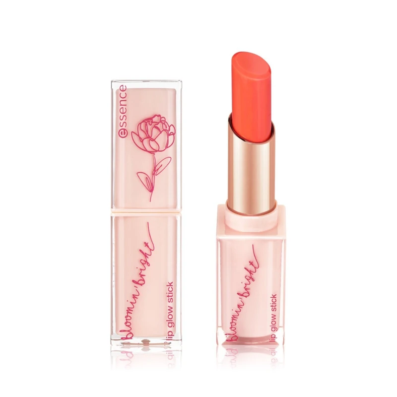 Essence Bloom Up! Long Lasting Lipstick for All Skin Tones Vibrant Lip Color Makeup - Essence