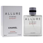 CHANEL Allure Homme Sport Eau de Cologne Spray 50ml Fresh Citrus and Spicy Fragrance for Men - Chanel