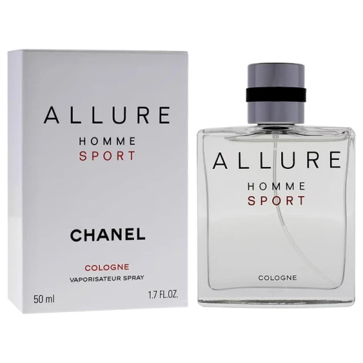 CHANEL Allure Homme Sport Eau de Cologne Spray 50ml Fresh Citrus and Spicy Fragrance for Men CHANEL Allure Homme Sport Eau de Cologne Spray 50ml Fresh Citrus and Spicy Fragrance for Men