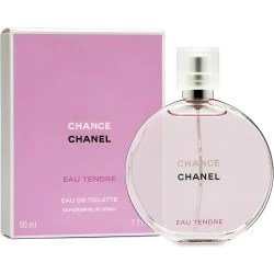 Chanel Chance Eau Tendre Perfume for Women Delicate Floral Fruity Fragrance 50ml Everyday Elegance