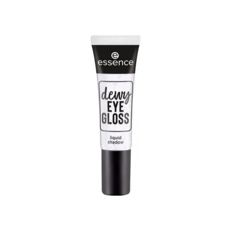 Essence Dewy Eye Gloss 01 Crystal Clear Liquid Shadow for Radiant Eyes and Cheeks Makeup - Essence